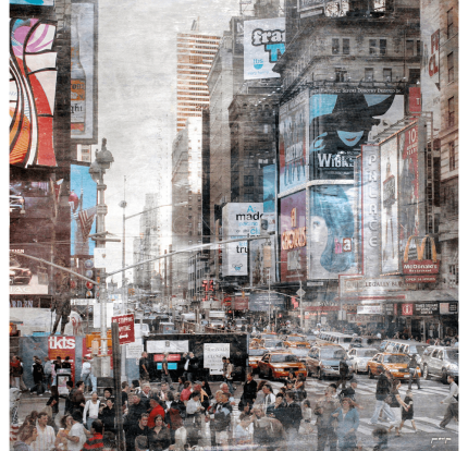 New York Broadway 11a – 60 x 60 cm – Canvas Leinwand auf Keilrahmen gespannt