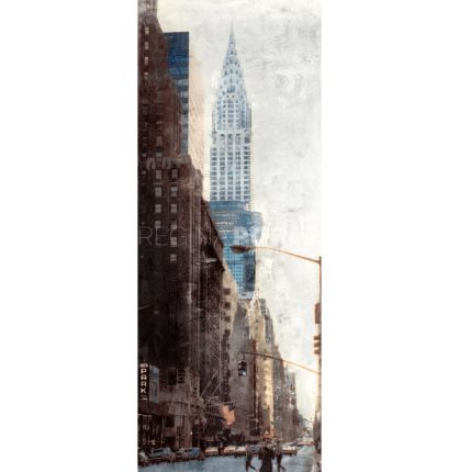 New York Chrysler Building 1 – 40 x 100 cm – Canvas Leinwand auf Keilrahmen gespannt