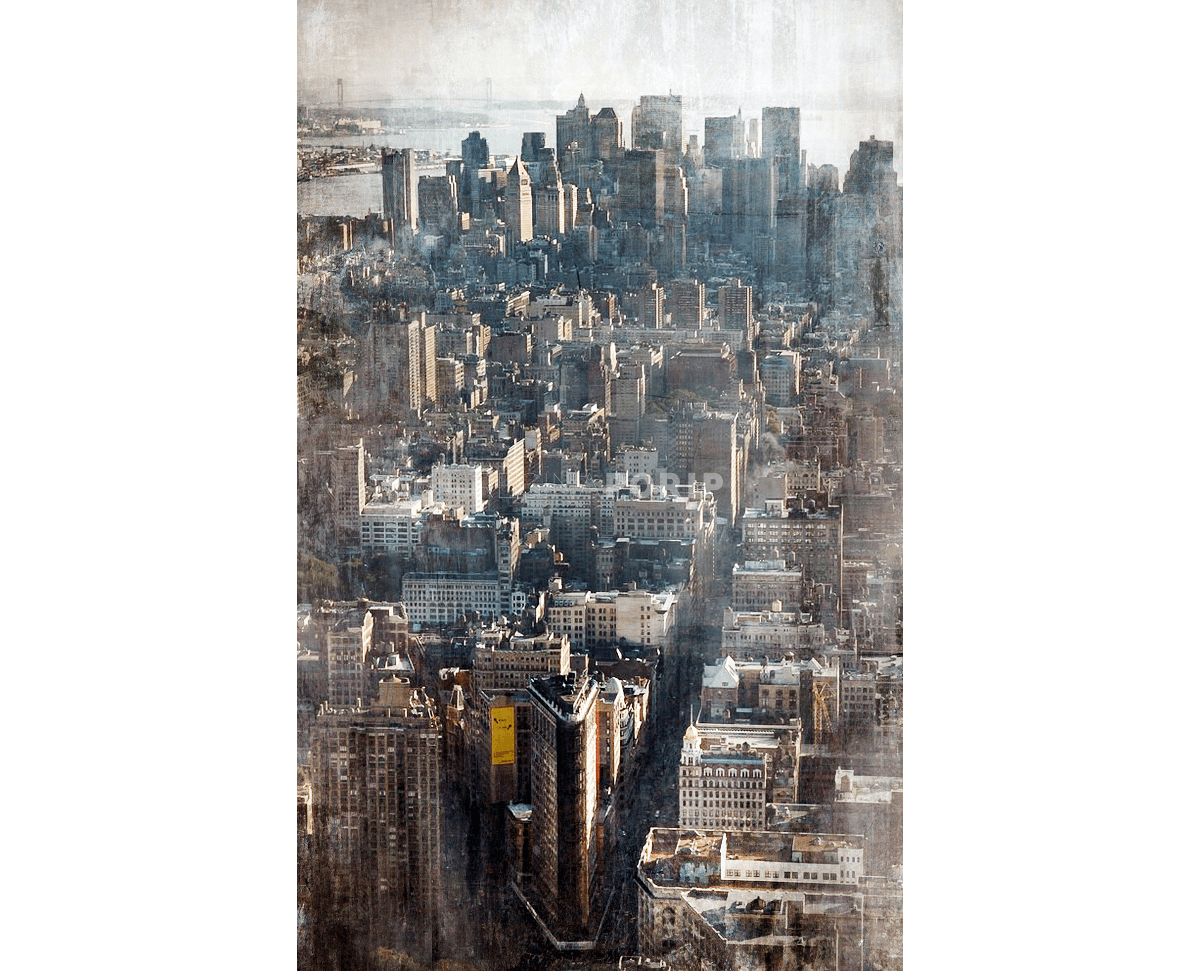 New York Luftaufnahme – 60 x 95 cm