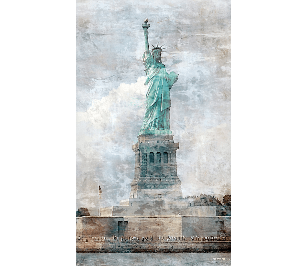 New York Freiheitsstatue 9 – 50 x 85 cm