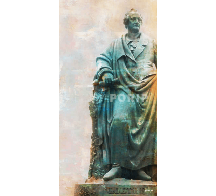 Frankfurt 2 mit Goethe – 60 x 120 cm – Canvas Leinwand auf Keilrahmen gespannt