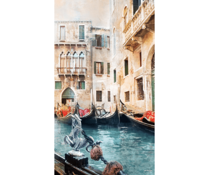 Venedig 25 – 55 x 100 cm – Canvas Leinwand auf Keilrahmen gespannt