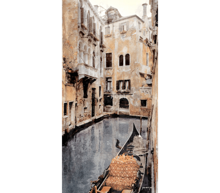 Venedig 7 – 20 x 40 cm – Canvas Leinwand auf Keilrahmen gespannt