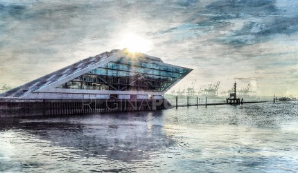 Hamburg Hafen 50 – 120 x 70 cm – Canvas Leinwand auf Keilrahmen gespannt