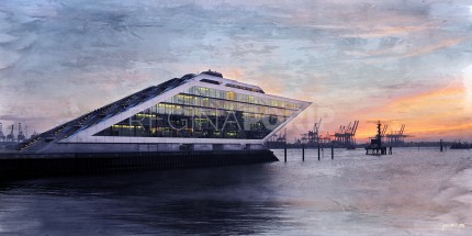 Hamburg Hafen 57 – 100 x 50 cm – Canvas Leinwand auf Keilrahmen gespannt