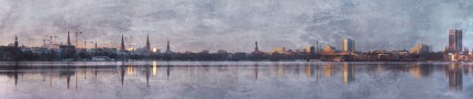 Hamburg Alster 49 – 120 x 25 cm