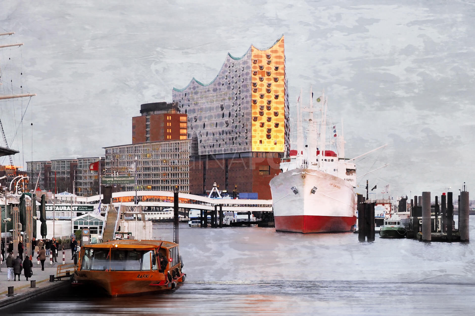 Hamburg Hafen 75  –  60 x 40 cm