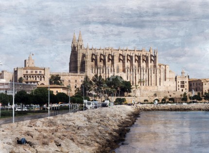 Palma de Mallorca 5  –  70 x 50 cm – Canvas Leinwand auf Keilrahmen gespannt