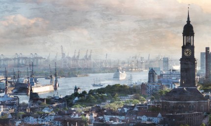 Hamburg Hafen 79  –  100 x 60 cm