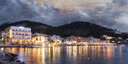 Mallorca Andratx 10  –  100 x 50 cm – Canvas Leinwand auf Keilrahmen gespannt