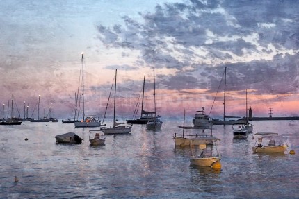 Mallorca Andratx 9  – 60 x 40 cm – Canvas Leinwand auf Keilrahmen gespannt