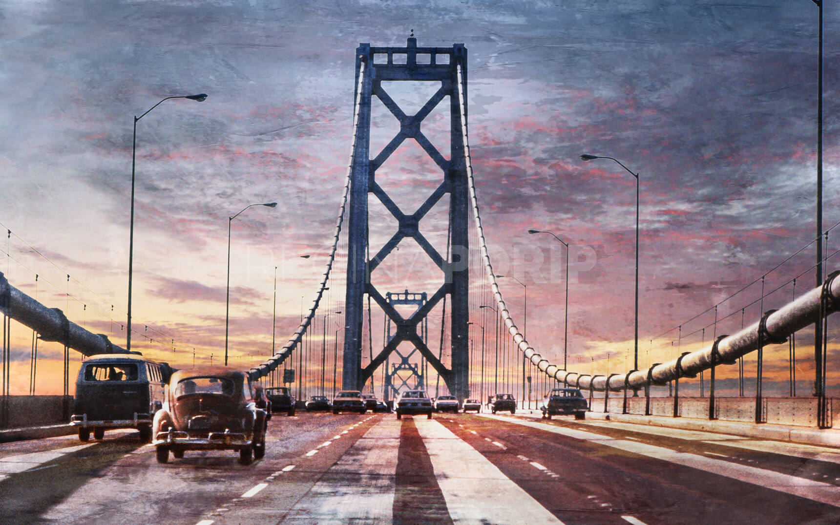 Kalifornien Bay Bridge 13  –  80 x 50 cm