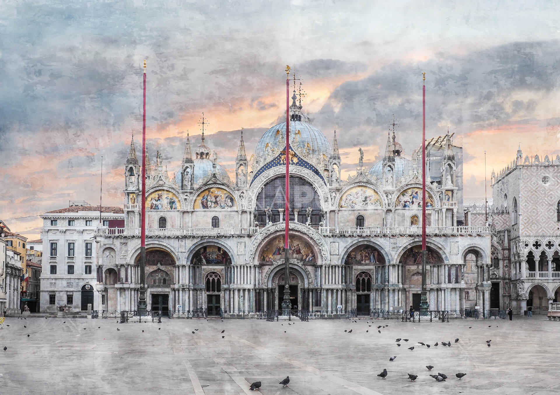 Venedig Markusdom  –  85 x 60 cm