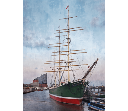 Hamburg Hafen 86  –  70 x 95 cm