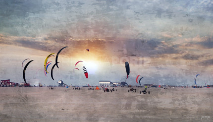 Sankt Peter-Ording 13  –  70 x 40 cm – Canvas Leinwand auf Keilrahmen gespannt