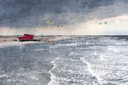Sankt Peter-Ording 15  –  60×40 cm – Canvas Leinwand auf Keilrahmen gespannt
