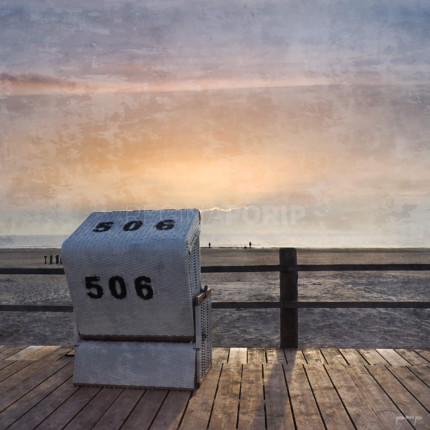Sankt Peter-Ording 18  –  60 x 60 cm – Canvas Leinwand auf Keilrahmen gespannt