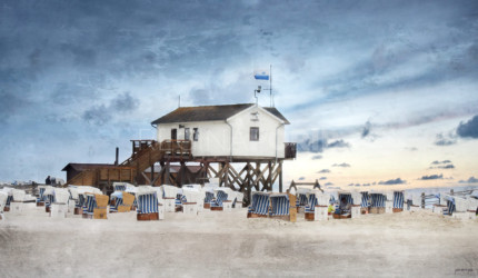 Sankt Peter-Ording 8  –  120 x 70 cm – Canvas Leinwand auf Keilrahmen gespannt
