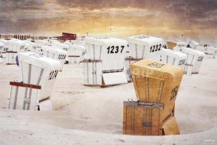 Sankt Peter-Ording 25  –  60 x 40 cm – Canvas Leinwand auf Keilrahmen gespannt