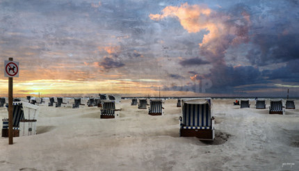 Sankt Peter-Ording 17  –  70 x 40 cm – Canvas Leinwand auf Keilrahmen gespannt