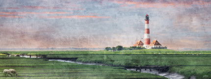 Sankt Peter-Ording 27  –  80 x 30 cm – Canvas Leinwand auf Keilrahmen gespannt