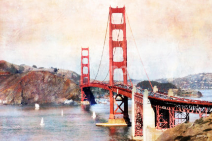 Kalifornien Baybridge 2  –  120 x 80 cm