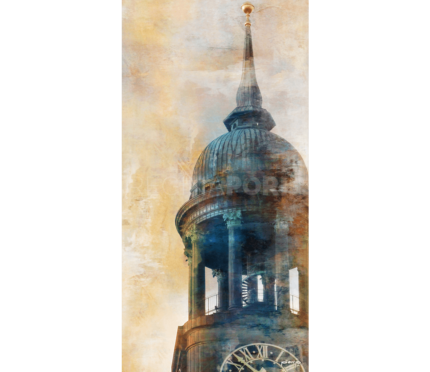 Hamburg Michel 7  –  60 x 120 cm – Canvas Leinwand