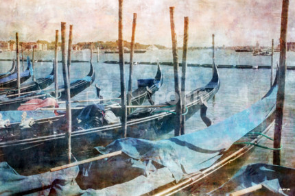 Italien Venedig 22  –  120 x 80 cm – Canvas Leinwand auf Keilrahmen gespannt