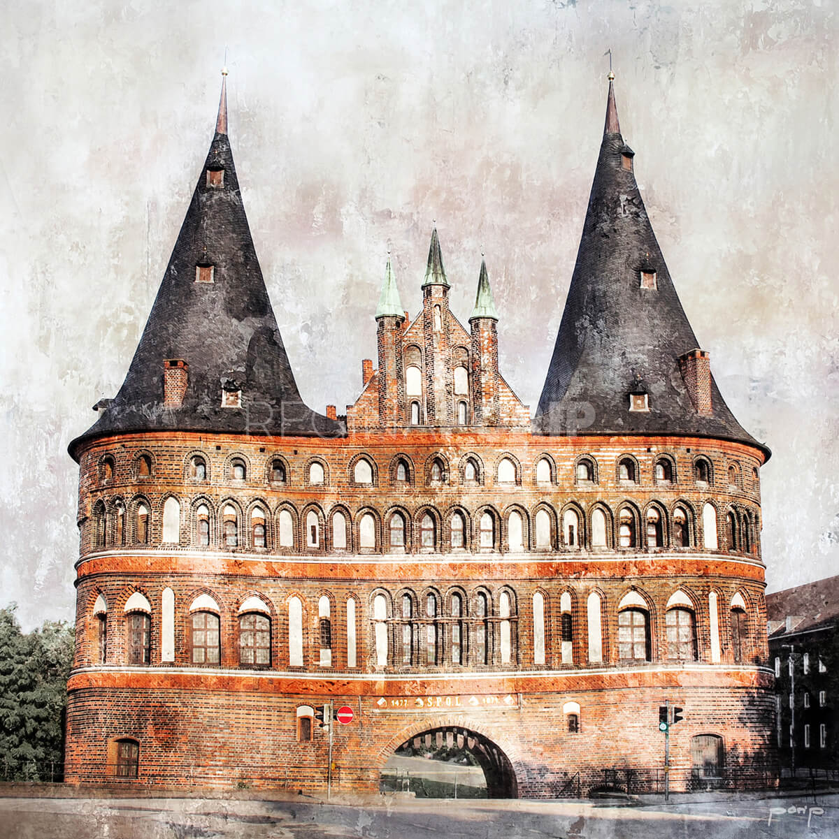 Lübeck 7  –  45 x 45 cm