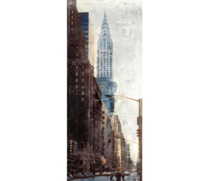 New York City Chrysler Building  –  50 x 120 cm – Canvas Leinwand auf Keilrahmen gespannt