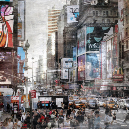 New York City Maxwell  –  50 x 50 cm – Canvas Leinwand auf Keilrahmen gespannt