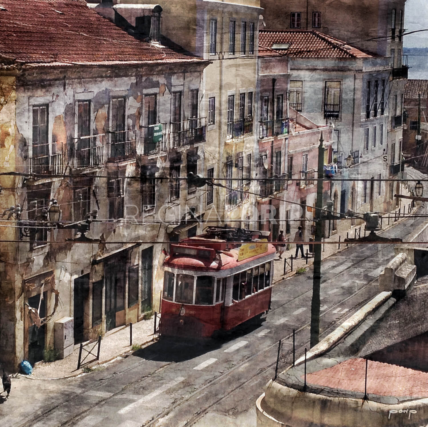 Portugal – Lissabon 1  –  100 x 100 cm