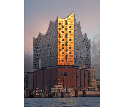 Hamburg Elbphilharmonie  –  42 x 60 cm  –  Plexiglas