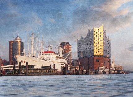 Hamburg Hafen 94  –  55 x 40 cm