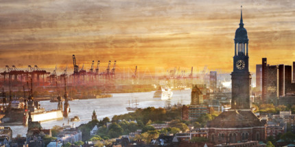 Hamburg Hafen 95  –  120 x 60 cm