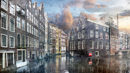 Niederlande – Amsterdam 10 – 120 x 67 cm – Canvas Leinwand auf Keilrahmen gespannt