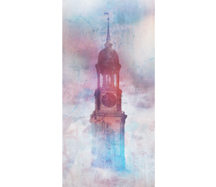 Hamburg Michel 10 bunt – 50 x 100 cm – Canvas