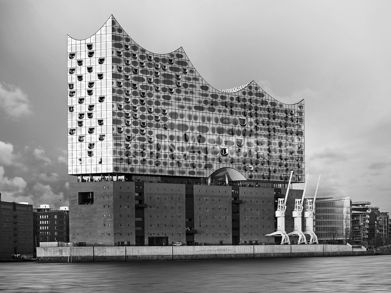 Hamburg – Elbphilharmonie 0.6 – 100 x 75 cm – hinter Acrylglas