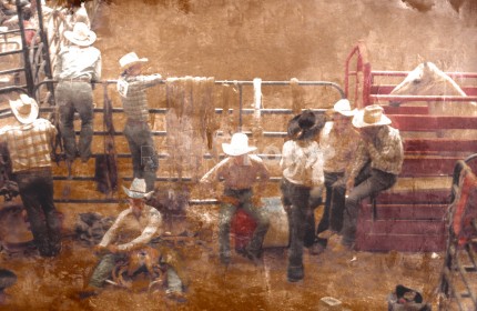 Cowboys – 55 x 30 cm – Canvas Leinwand auf Keilrahmen gespannt