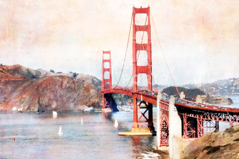 San Francisco Golden Gate Bridge 2 – 120 x 80 cm