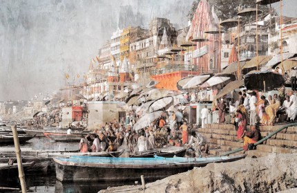 Asien Indien Varanasi 3 – 70 x 45 cm