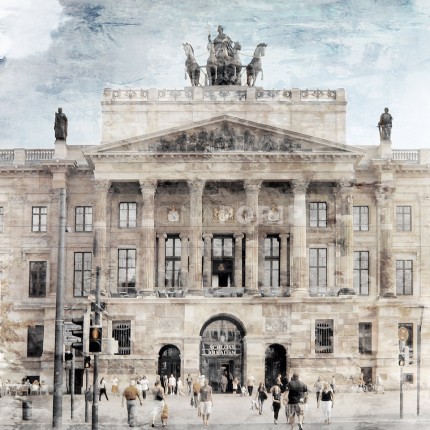 Braunschweig 3 – 60 x 60 cm – Canvas Leinwand auf Keilrahmen gespannt