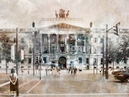 Braunschweig 7 – 80 x 60 cm – Canvas Leinwand auf Keilrahmen gespannt