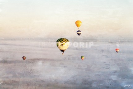 Heißluftballon 2 – 60 x 40 cm – Canvas Leinwand auf Keilrahmen gespannt