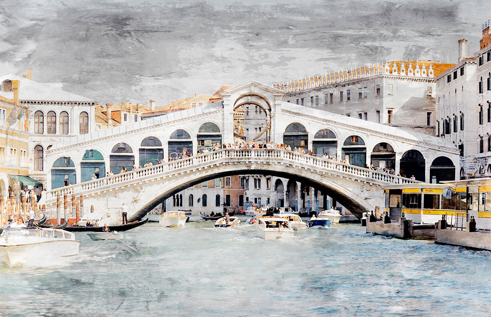 Venedig 10 Rialto – 85 x 55 cm