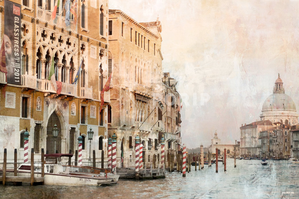 Venedig 23 Canale Grande mit Santa Maria – 120 x 80 cm
