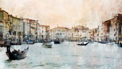 Venedig 37 – 70 x 40 cm – Canvas Leinwand auf Keilrahmen gespannt