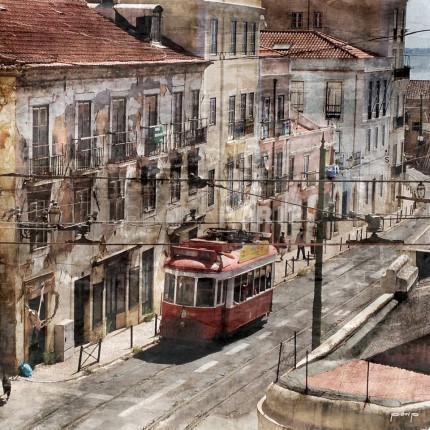 Lissabon 1 – 100 x 100 cm – Canvas Leinwand auf Keilrahmen gespannt