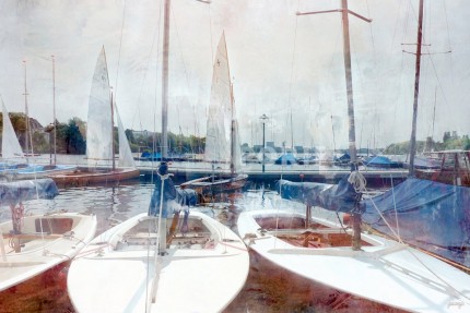 Hamburg Alster 14 – 120 x 80 cm – Canvas Leinwand auf Keilrahmen gespannt