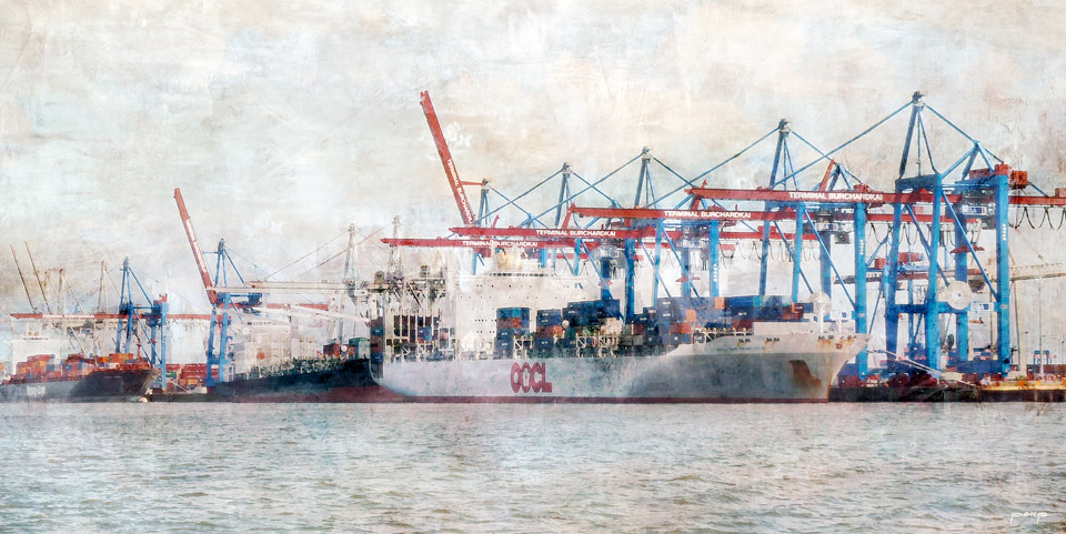 Hamburg Hafen 25 – 100 x 50 cm